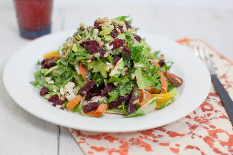 RAW VEGGIE CHOPPED SALAD